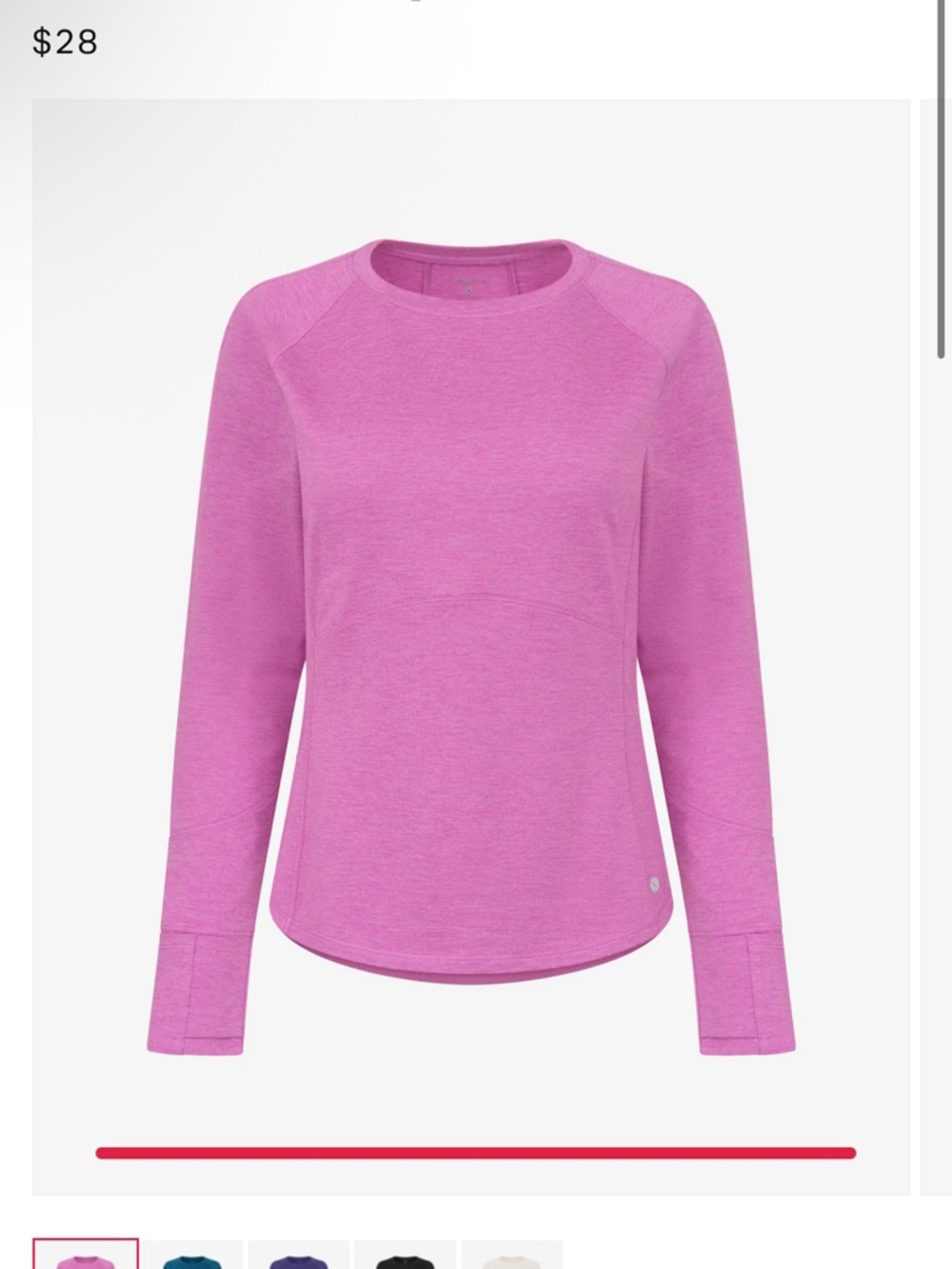 Layer 8 COMPRESSION LONG SLEEVE TOP Women's Sz XL Athletic NWT